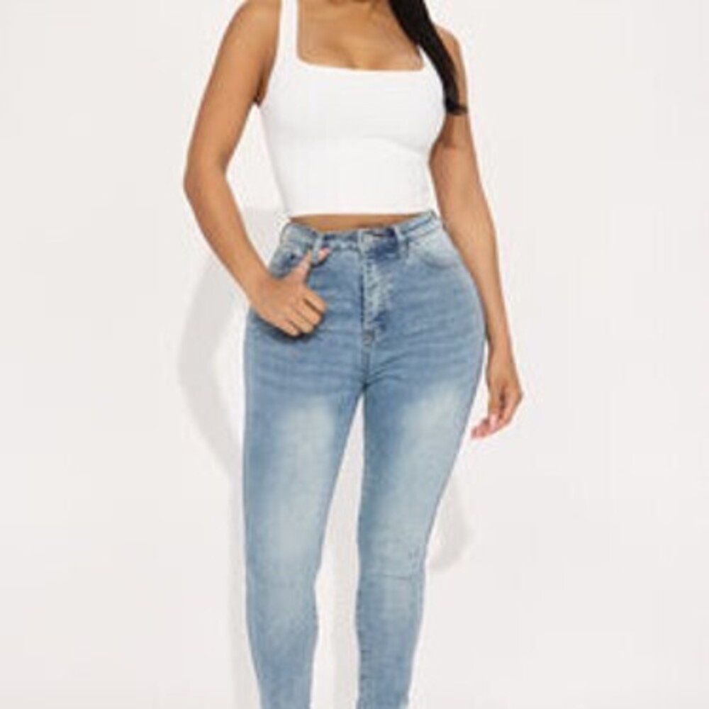 In My Prime High Waist Skinny Jeans - Medium Wash